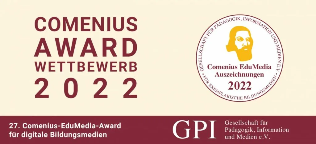 27th Comenius-EduMedia Award for digital educational media 2022