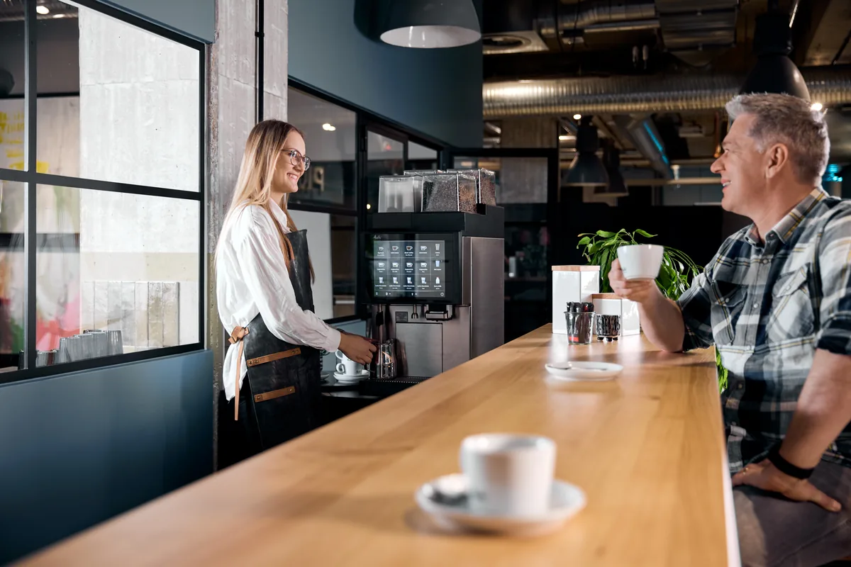 Melitta Cafina CT8plus – professionelles Kaffeesystem im Einsatz